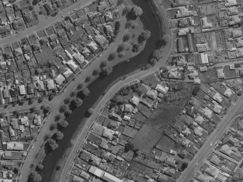 30 Dallington Terrace from the air, 1970-1974