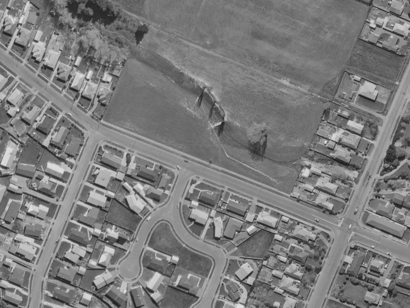9 Woodbury Street from the air, 1970-1974