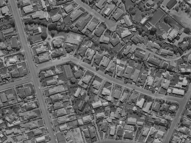 31 Wilfrid Street from the air, 1970-1974