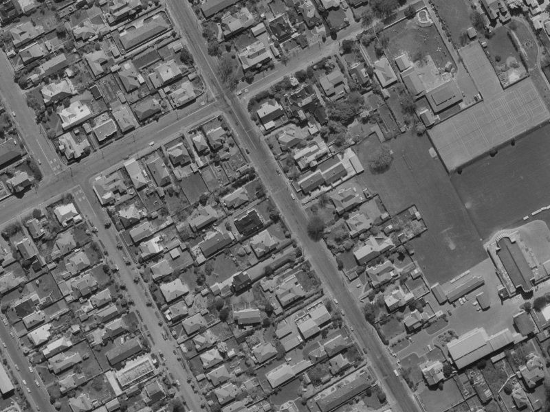 41 Winchester Street from the air, 1970-1974