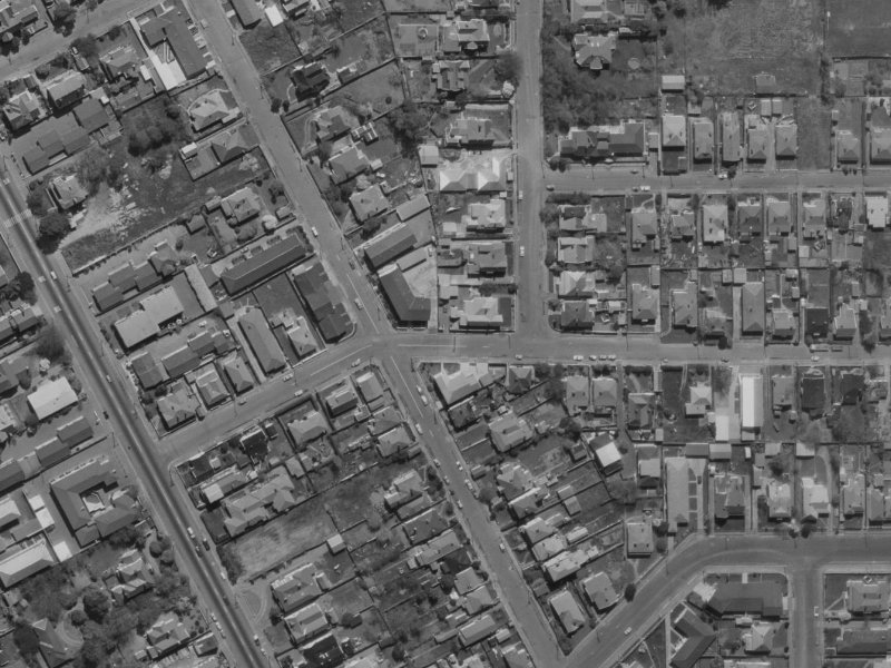 27 Clare Road from the air, 1970-1974