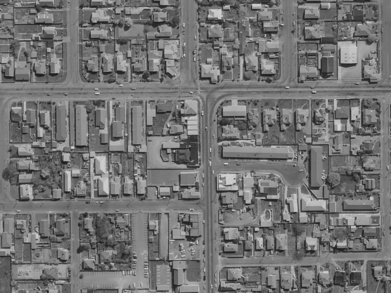 341 Stanmore Road from the air, 1970-1974