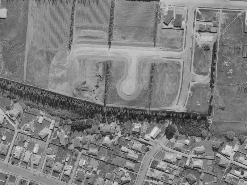 8 Banff Place from the air, 1970-1974