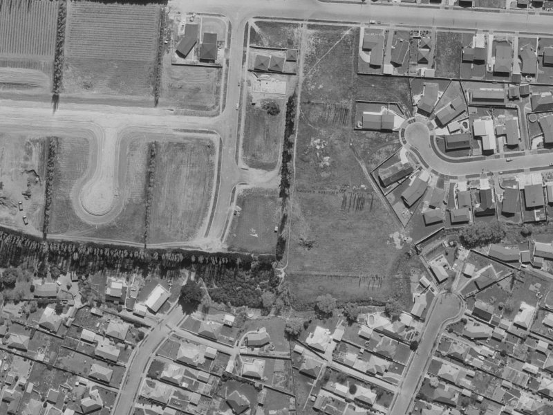 28 Colina Street from the air, 1970-1974