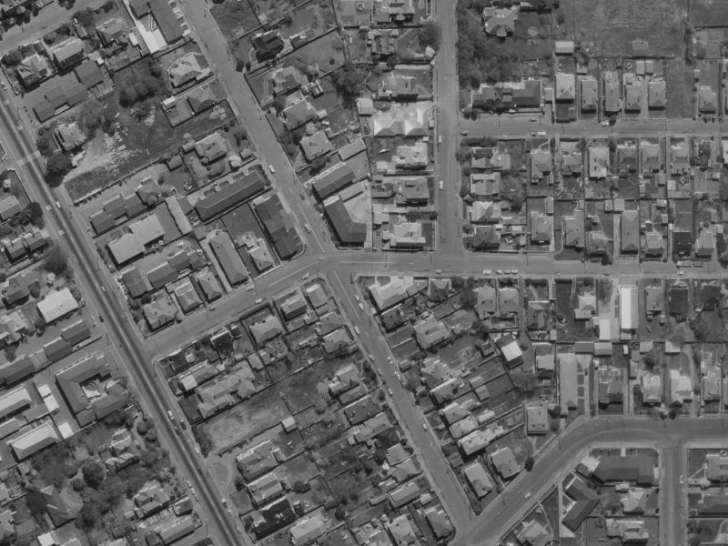 22 Clare Road from the air, 1970-1974