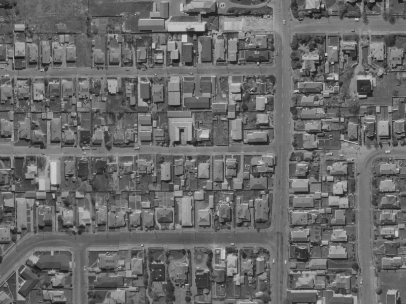 78 Clare Road from the air, 1970-1974