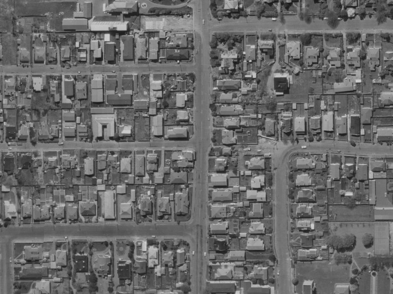 51 Springfield Road from the air, 1970-1974
