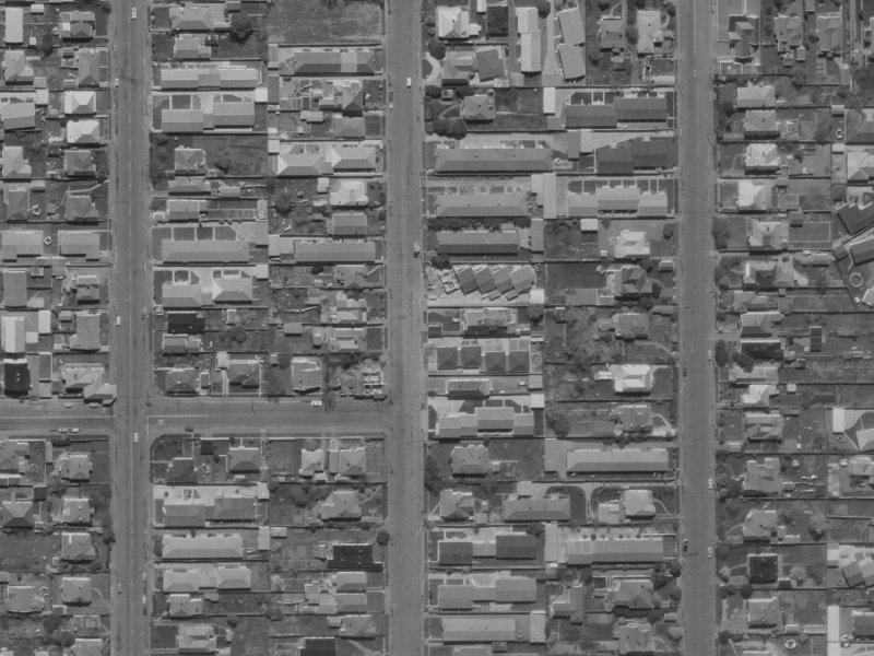 56 Geraldine Street from the air, 1970-1974