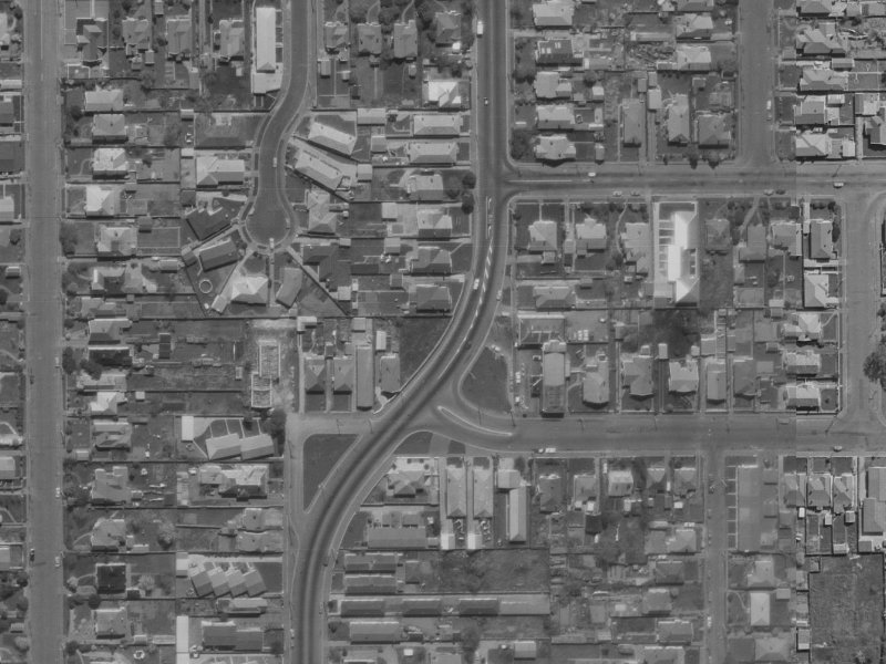 7 Hills Road from the air, 1970-1974