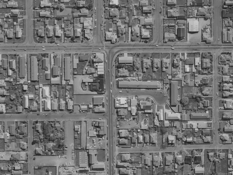1 Siddal Place from the air, 1970-1974