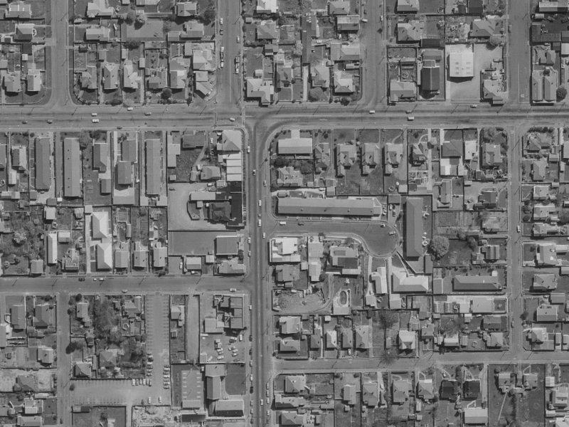 2 Siddal Place from the air, 1970-1974
