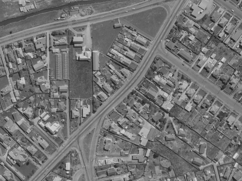 69 Wainoni Road from the air, 1970-1974