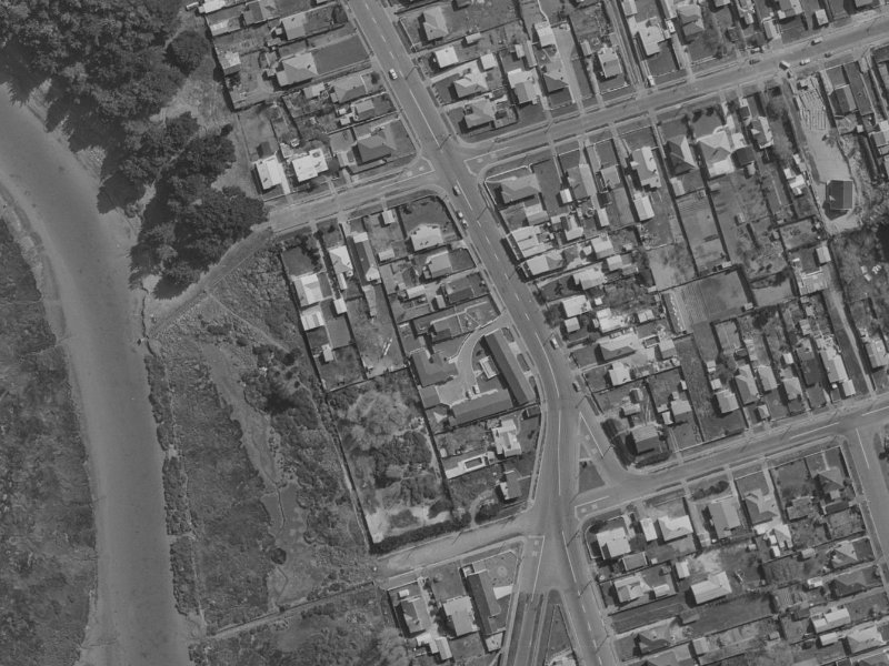 1-184 Union Street from the air, 1970-1974