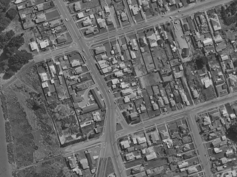 191 Union Street from the air, 1970-1974
