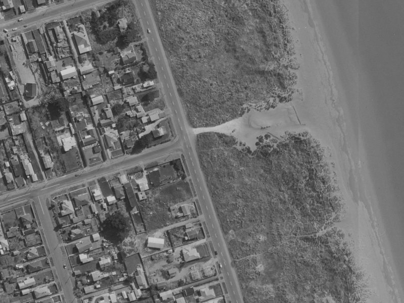 322 Marine Parade from the air, 1970-1974