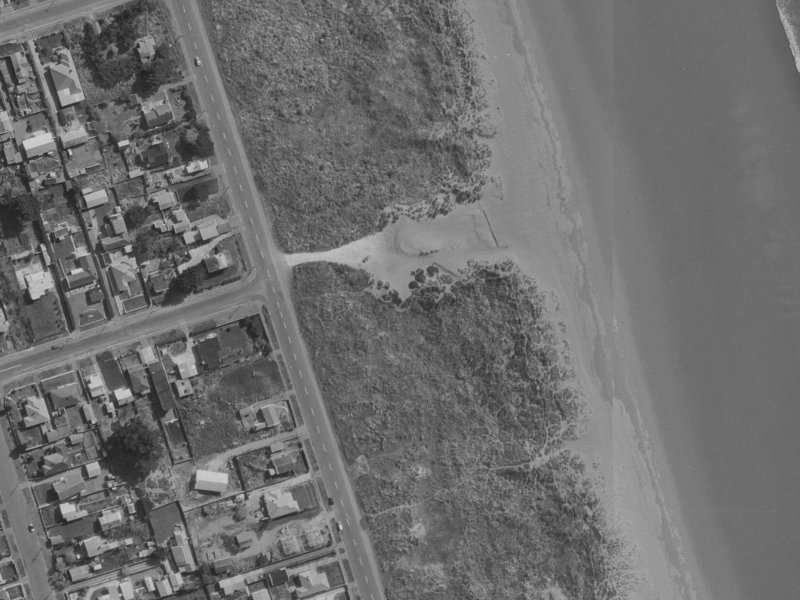 324 Marine Parade from the air, 1970-1974