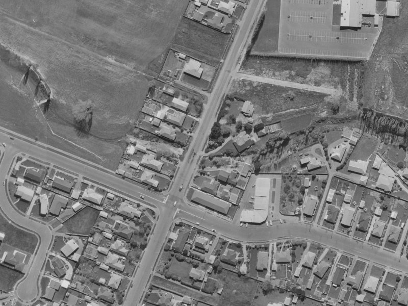 96 Withells Road from the air, 1970-1974