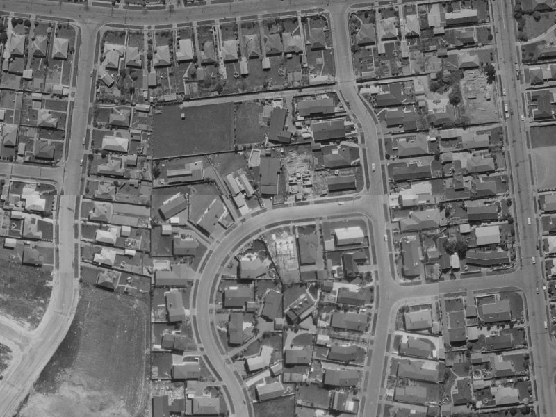 6 Rutherglen Avenue from the air, 1970-1974