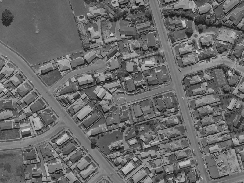 10 Moorpark Place from the air, 1970-1974