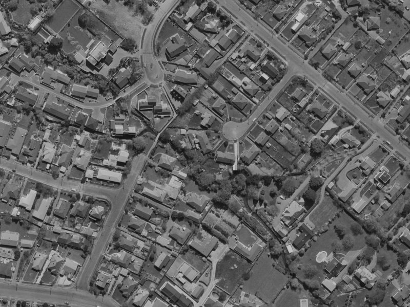 12 Karo Place from the air, 1970-1974