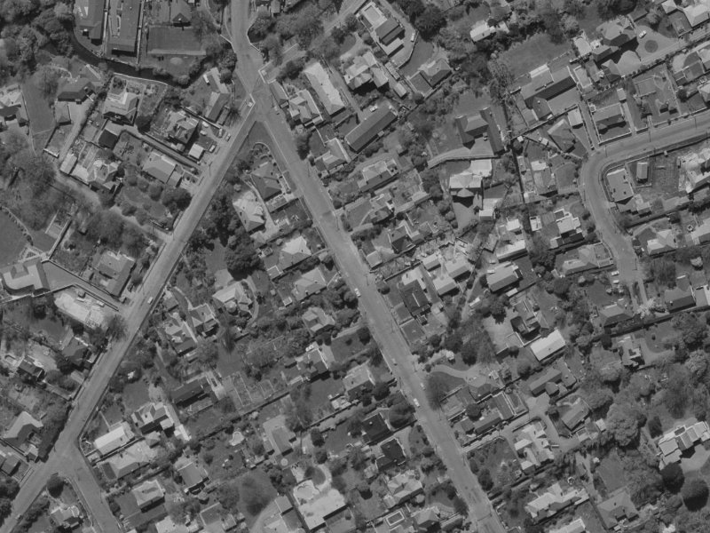 40 Garden Road from the air, 1970-1974