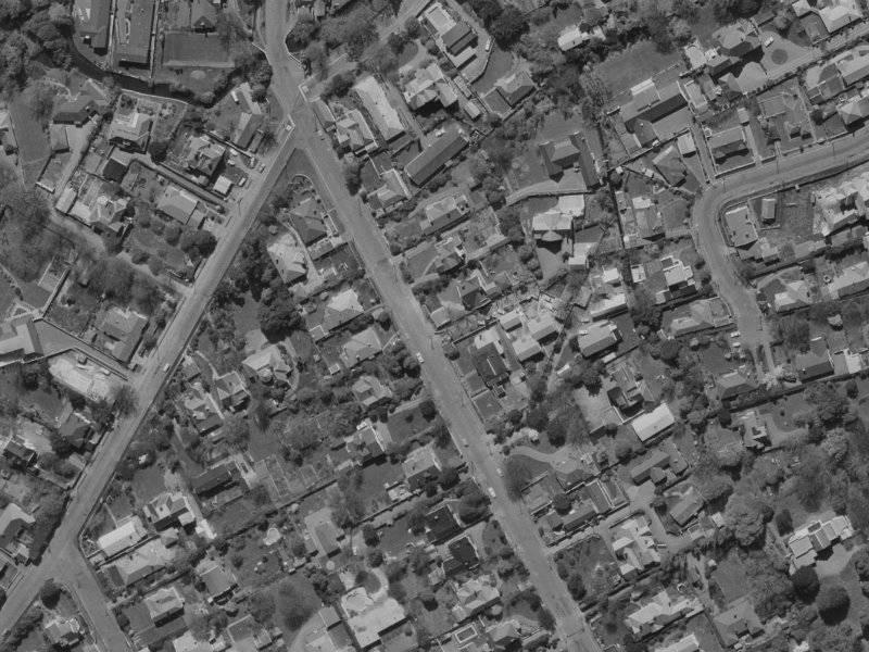 36 Garden Road from the air, 1970-1974
