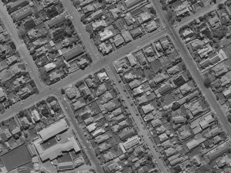 53 Clissold Street from the air, 1970-1974
