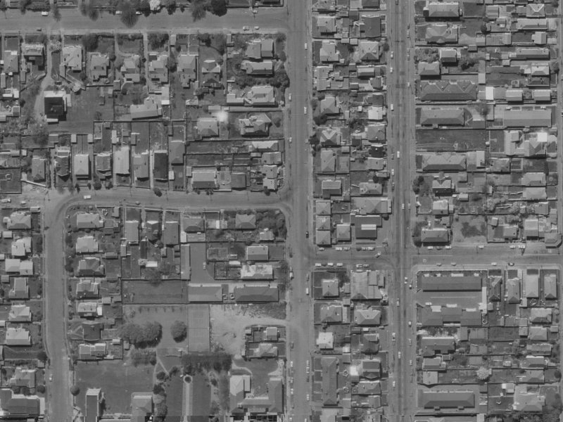 48 Caledonian Road from the air, 1970-1974