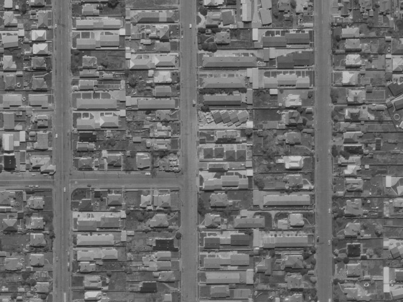 471 Barbadoes Street from the air, 1970-1974