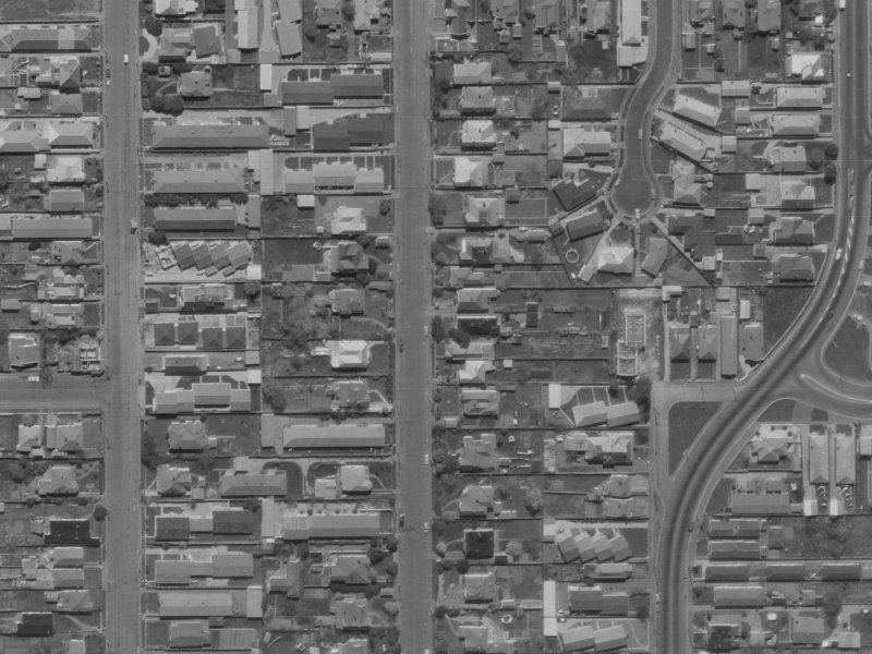 51 Champion Street from the air, 1970-1974