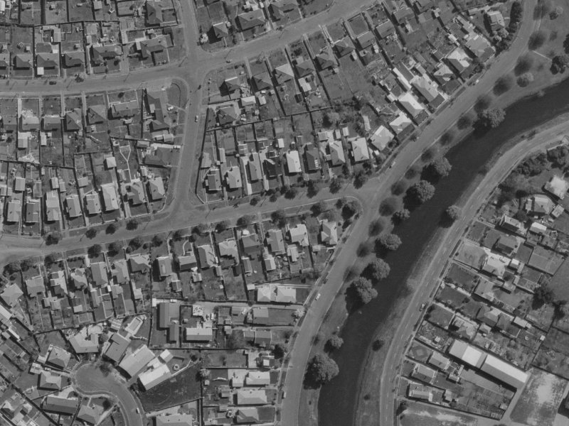 68 Morris Street from the air, 1970-1974