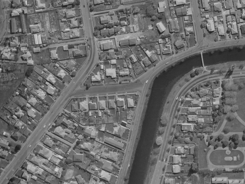 12 Glenarm Terrace from the air, 1970-1974