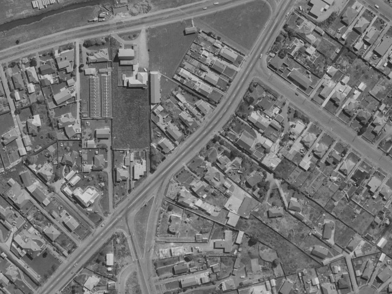 67 Wainoni Road from the air, 1970-1974
