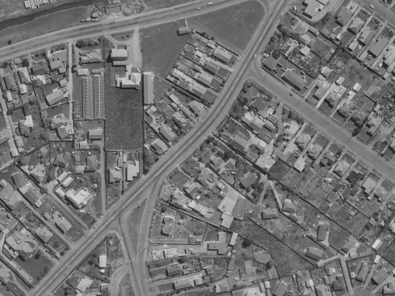 54 Wainoni Road from the air, 1970-1974