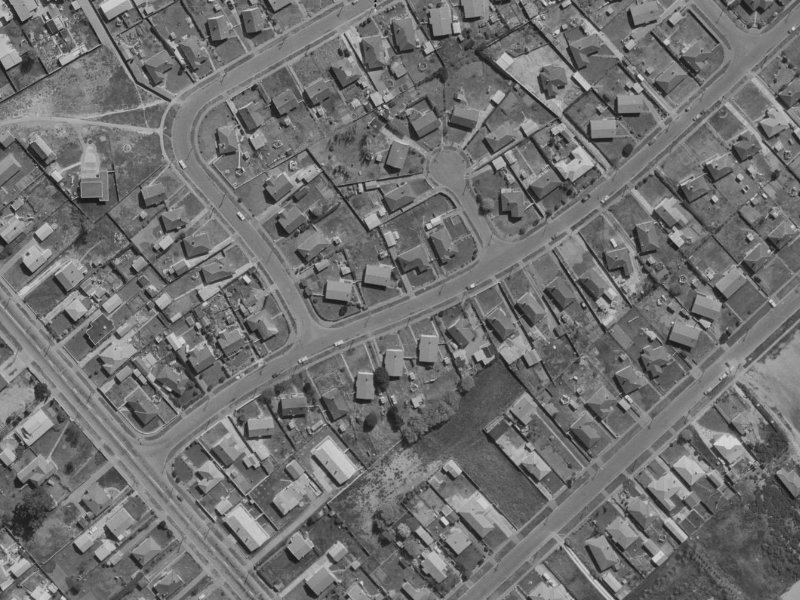 13-21 Doreen Street from the air, 1970-1974