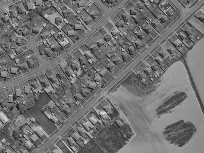 91 Rowses Road from the air, 1970-1974