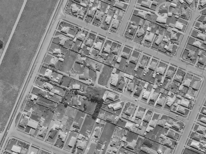 20A Fairmile Place from the air, 1970-1974