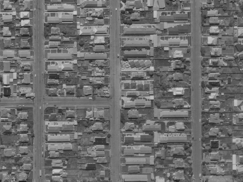 45 Geraldine Street from the air, 1970-1974