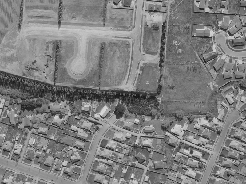 Colina Street from the air, 1970-1974