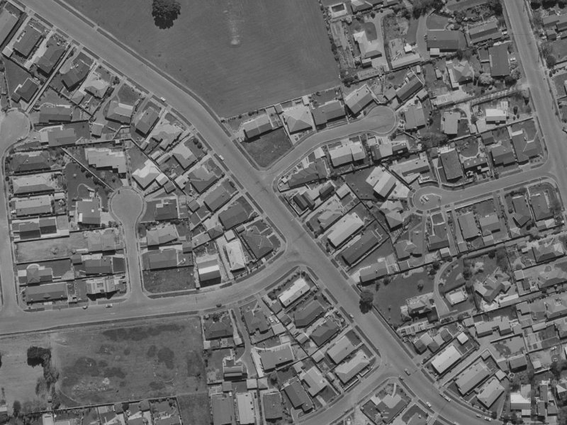 36A Maidstone Road from the air, 1970-1974