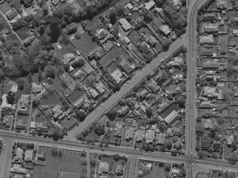 17 Snowdon Road from the air, 1970-1974