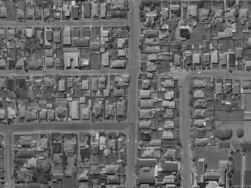 41 Springfield Road from the air, 1970-1974