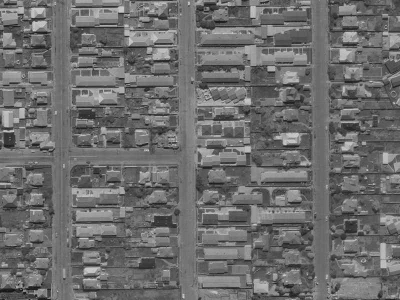 468 Barbadoes Street from the air, 1970-1974