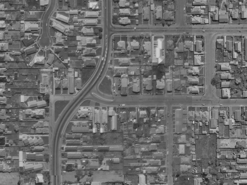 27 Avalon Street from the air, 1970-1974