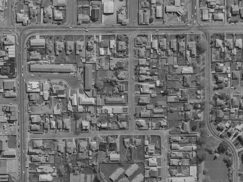 15 Tweed Street from the air, 1970-1974