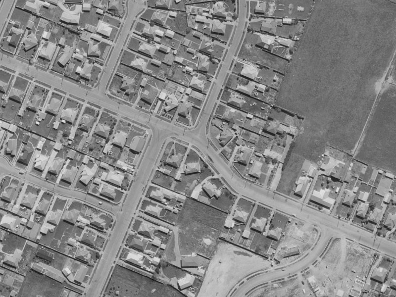 38 Bentley Street from the air, 1970-1974
