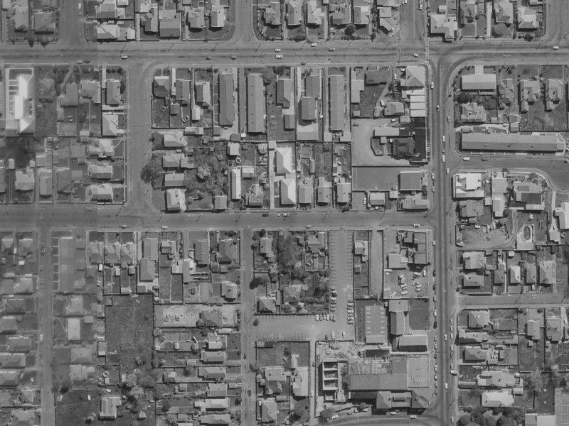 79 Avalon Street from the air, 1970-1974