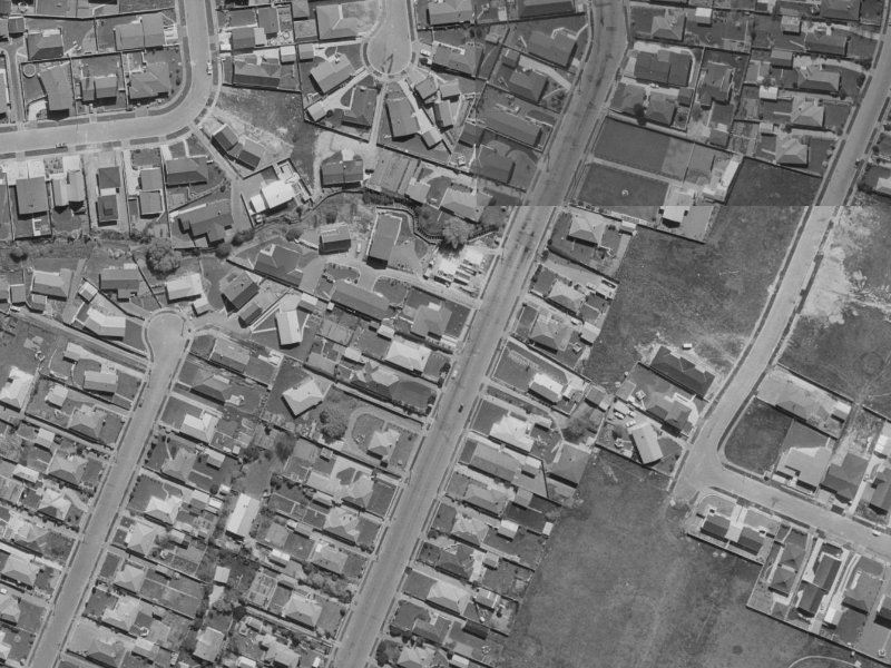 151 Avonhead Road from the air, 1970-1974