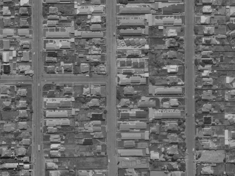 41 Geraldine Street from the air, 1970-1974