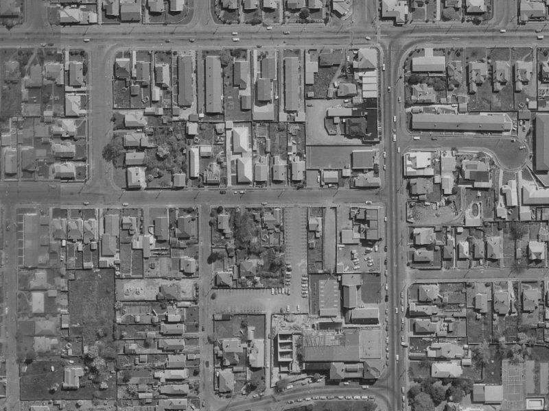 85 Avalon Street from the air, 1970-1974